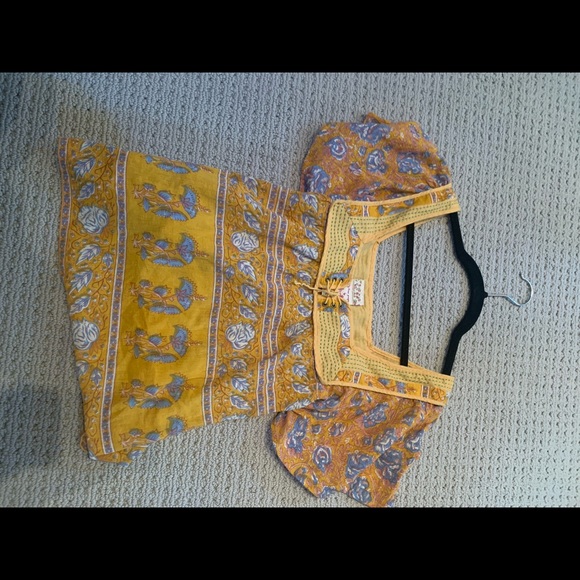 Yellow Free People Shirt (Back included) - Picture 2 of 3